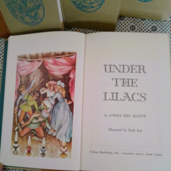 Louisa May Alcott Books set of 5- vintage 1950's - Picture 3 of 5
